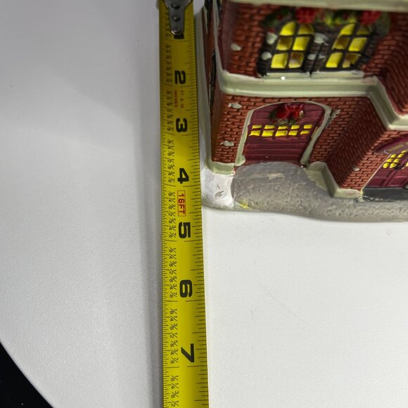 Holiday Time Fire Department Lighted Christmas Village Building (no box) - Picture 11 of 12